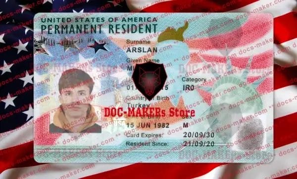 USA Green Card Residence Permit - V2